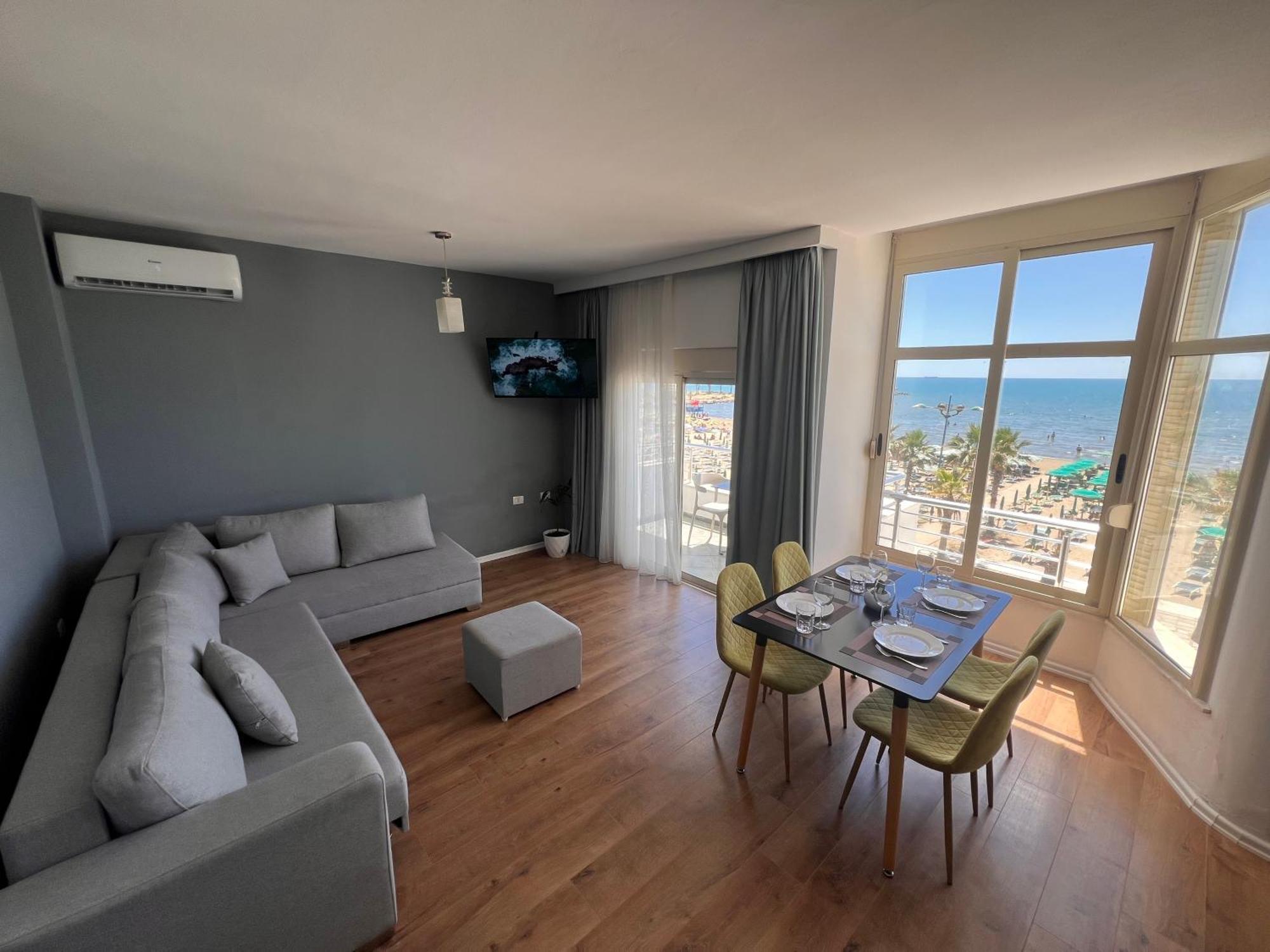 Wave Beachfront Apartments Durres Exterior photo